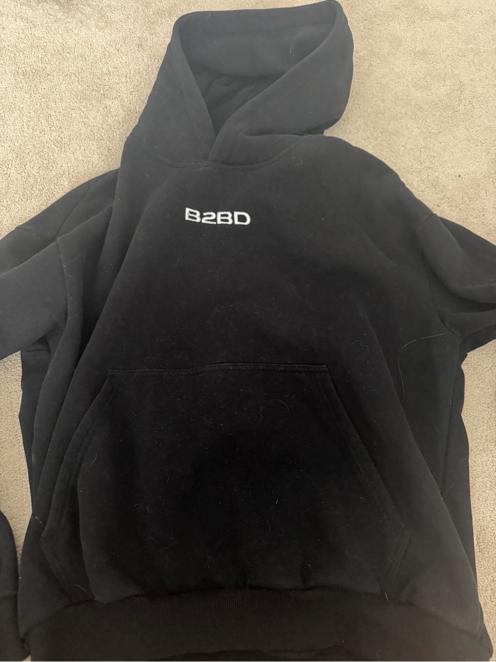 Black Men's Hoodie Sweatshirt